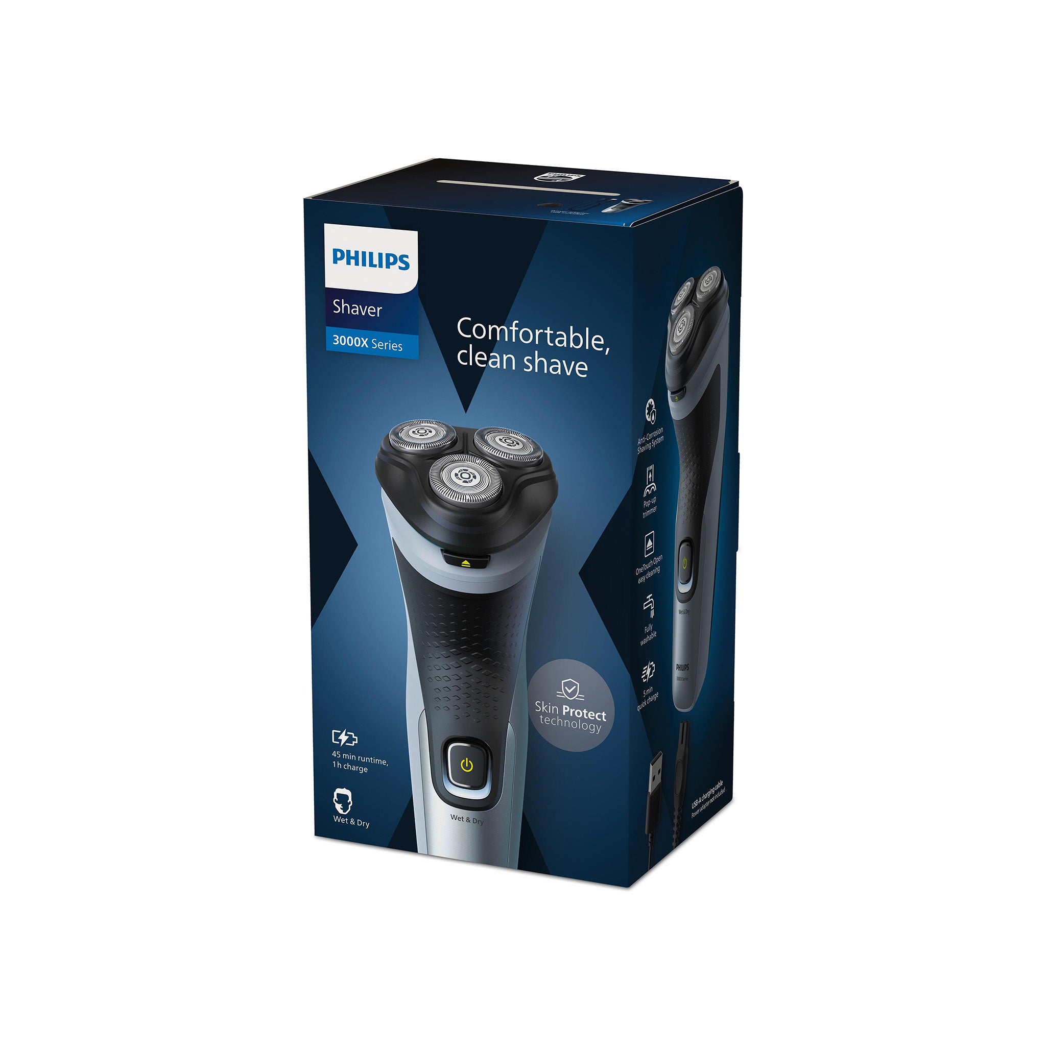 Philips Shaver 3000X Series Electric Shaver